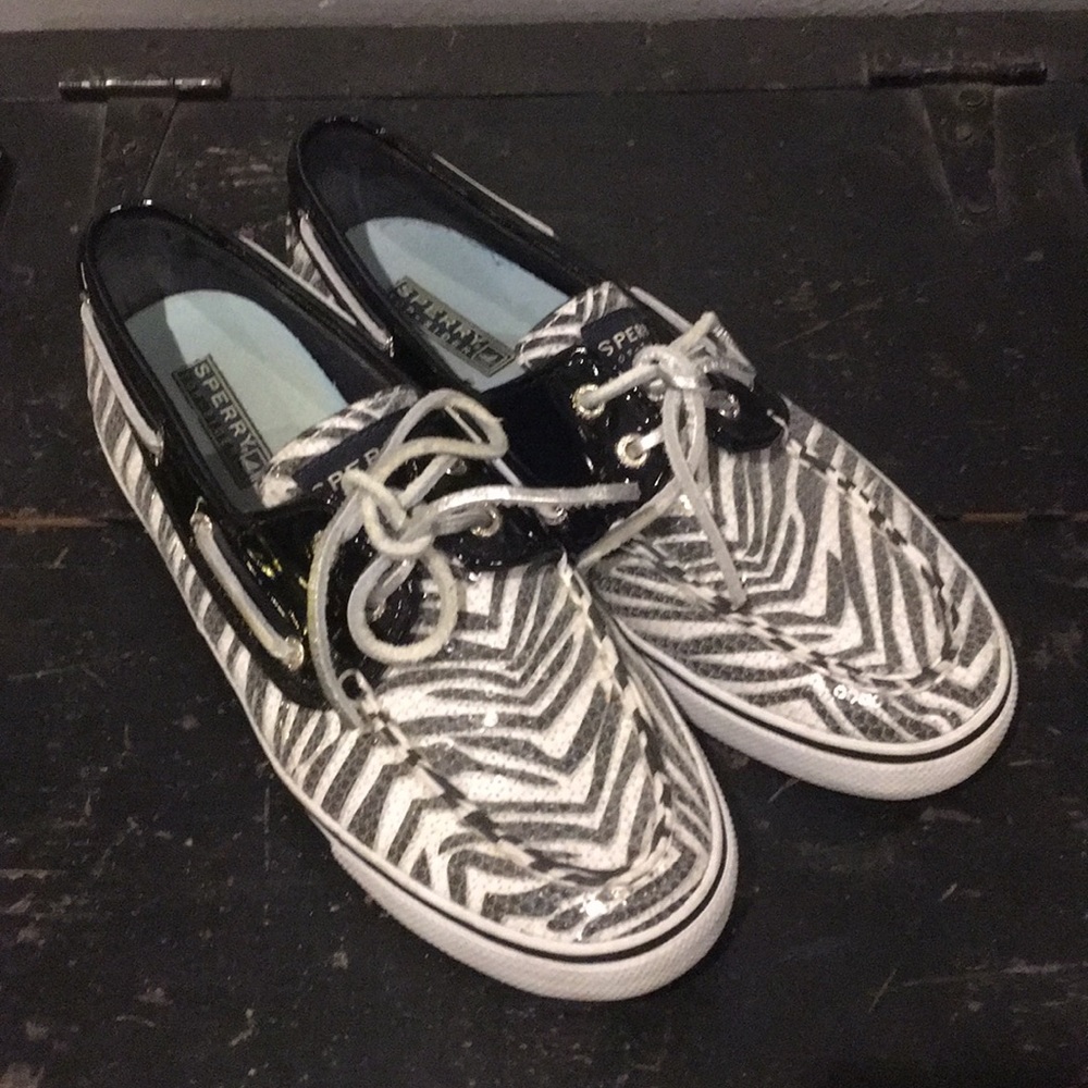 SOLD-Sperry TOP-SIDER Zebra